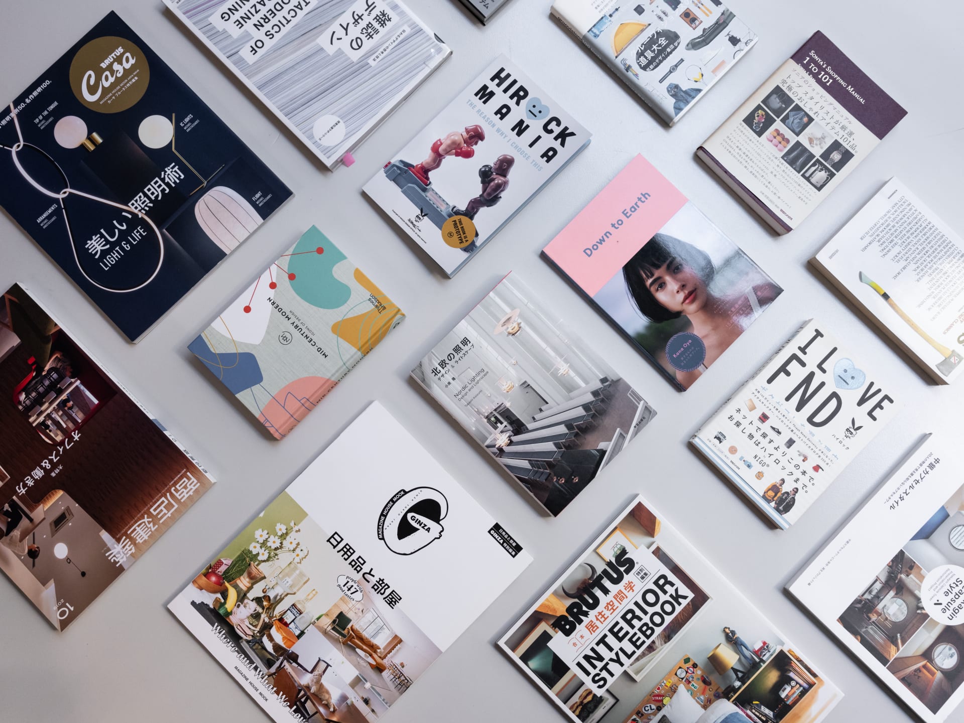 Books and annual magazines